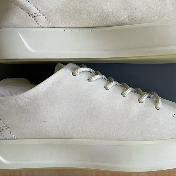 NEW ECCO Soft 8 Comfort 100% Leather Sneaker, Shadow White Off White Size 9, NIB - Picture 11 of 15